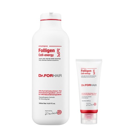 닥터포헤어 폴리젠 셀에너지 샴푸 500ml + 100ml, 1세트