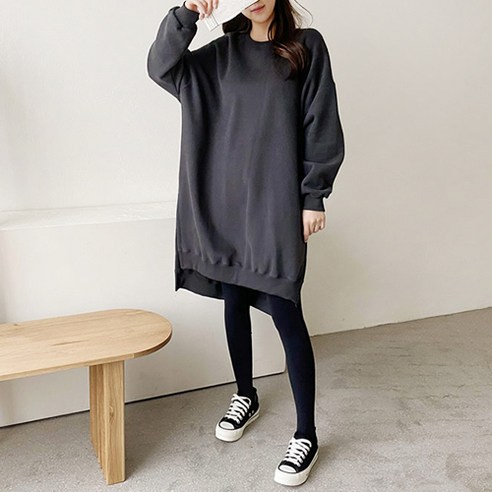 팡팡샵 R 양기모 루즈핏 롱티