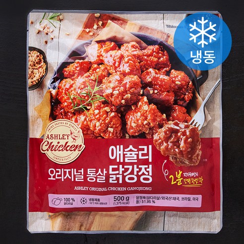 애슐리 오리지널 통살 닭강정 (냉동), 500g, 1개