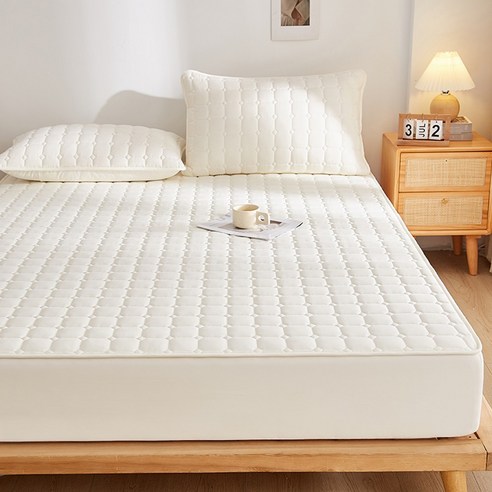 쾌적한 숙면과 매트리스 보호를 위한 최고의 선택, 베오라 스퀘어 누빔 침대 방수 커버