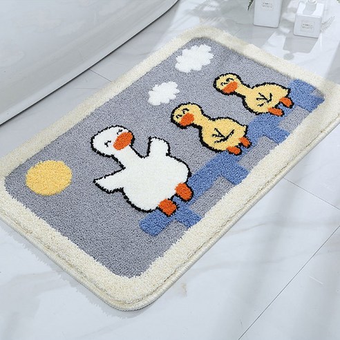 마켓에이 귀여운 동물캐릭터 발매트 40 x 60 cm, TYPE3, 1개