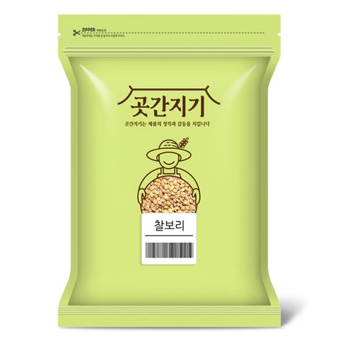 곳간지기 찰보리, 1kg, 1개