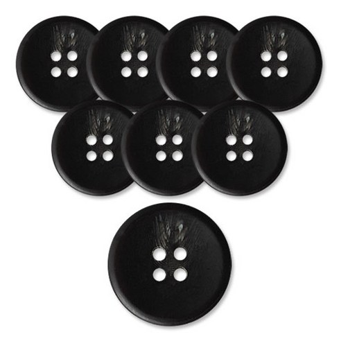 동대문단추왕 고급 무광 코트 가디건 단추 18mm, 블랙플러스접시, 8개