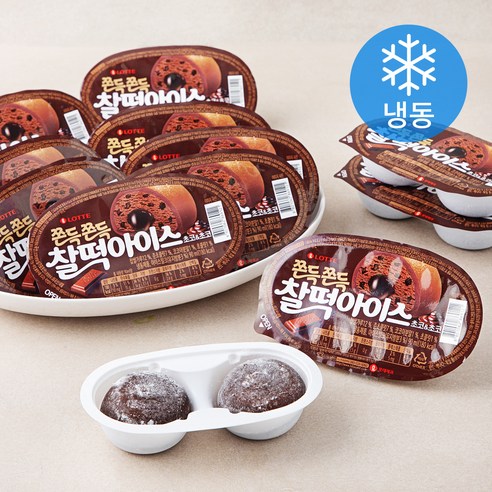 찰떡아이스 초코 & 초코 (냉동), 90ml, 24개