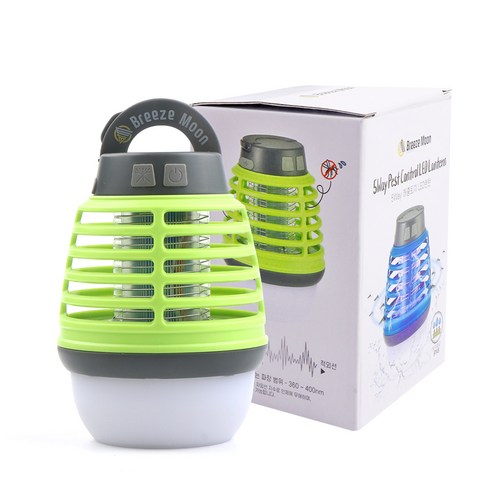 카템 5Way 해충퇴치 LED 랜턴, 라임, 1개