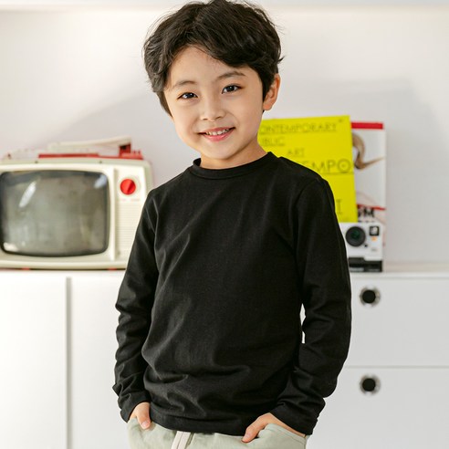 바오밥나무 아동용 스플래시 스판티셔츠
