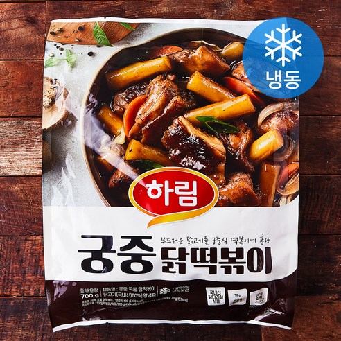 하림 궁중 닭떡볶이 (냉동), 700g, 1개