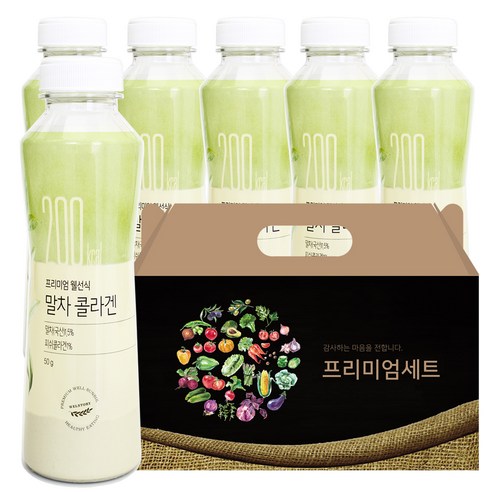 프리미엄웰선식 말차콜라겐, 6개, 50g