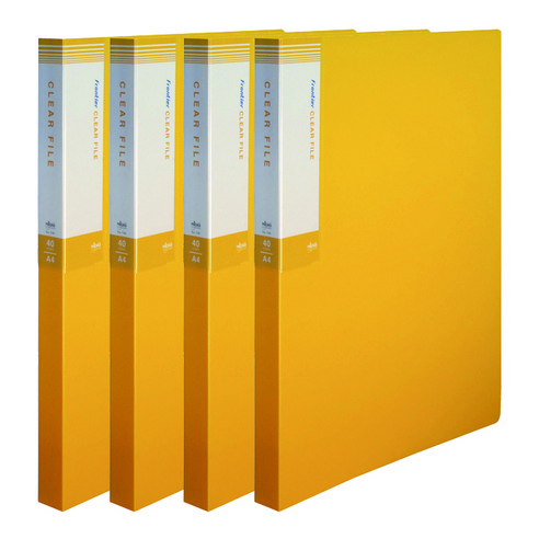 현풍 40매 프론티어 화일 인덱스 A4, 노랑색, 4개