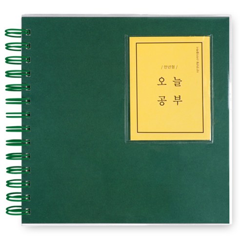 리훈 오늘공부 만년형 스터디플래너, 그린무지