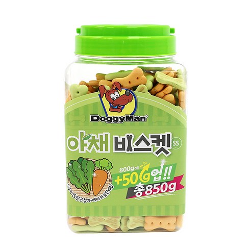 도기맨 반려견 비스켓SS 850g, 야채맛, 1개