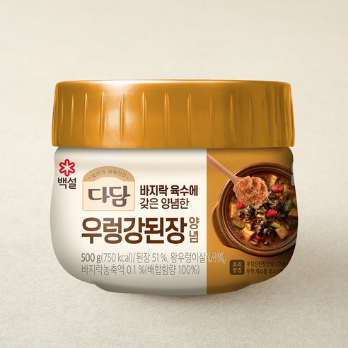 다담 우렁강된장 양념, 500g, 1개 견과쌈장