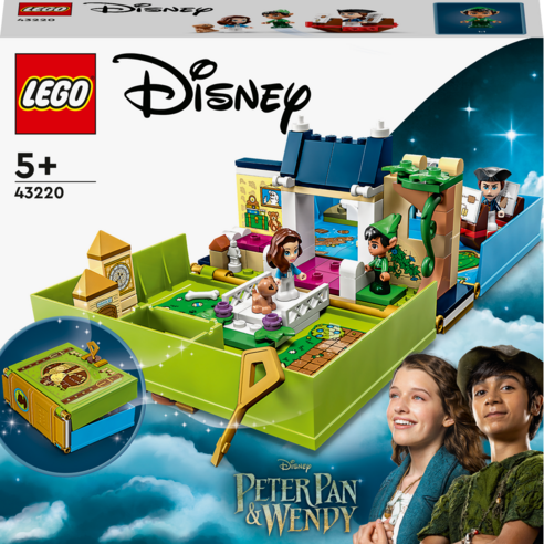 레고 43220 디즈니 피터 팬과 웬디의 스토리북, 혼합색상