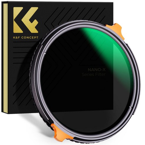 케이앤에프컨셉 NANO-X CPL + Fader ND4-ND64 가변필터 8K AGC Glass 40.5mm