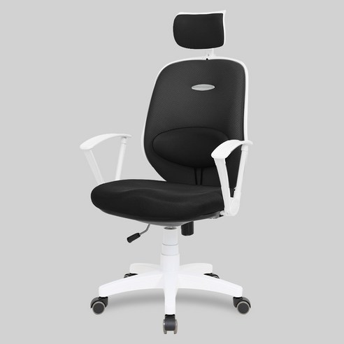 청심의자 브레인 메쉬 헤더형, 화이트(바디) + 블랙(BR500-WH)