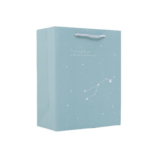 마켓감성 유니버스 별자리 쇼핑봉투 10p, 민트