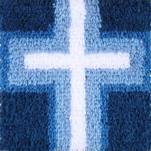 유엘스타일 스킬자수 쪼꼬미 방석 DIY 패키지 30 x 30 cm, 1개, C9십자가