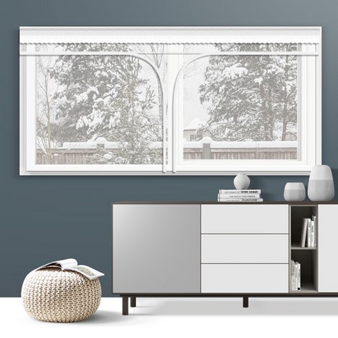 아카시아리빙 방풍비닐 창문용 초특대형 300 x 200 cm, 1개