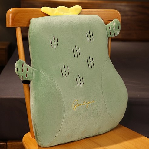 리빙에스 과일 동물 등 받이 쿠션, 선인장