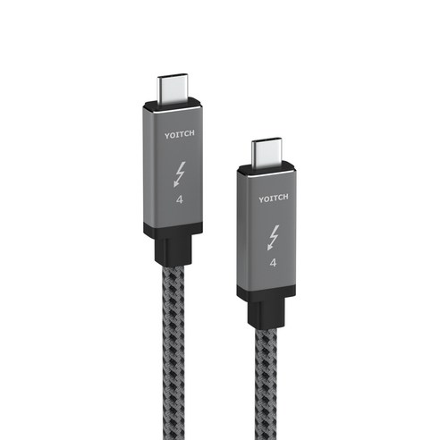 고해상도 디스플레이와 멀티태스킹을 위한 뛰어난 썬더볼트4 케이블