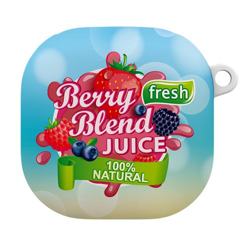 저스트포유 24 에스닉 갤럭시 버즈 프로 라이브 / 버즈2 호환 슬림 케이스, 에스닉6