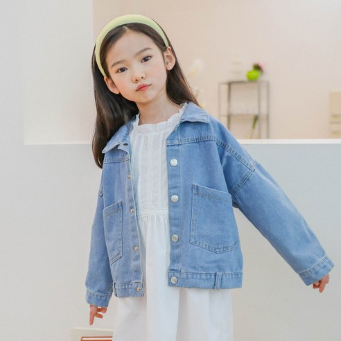 로로샤 아동용 루즈 데님 자켓