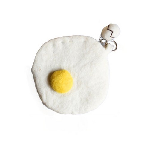 세상 귀여운 계란후라이 동전지갑 기본형