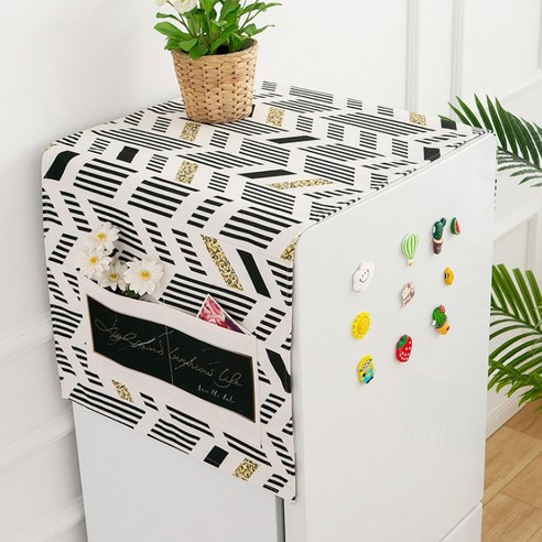 러블리 멀티 사이즈 세탁기 냉장고 커버 B06, 타입4
