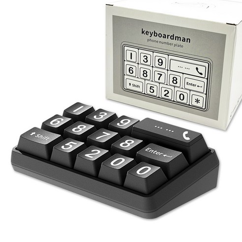 카템 기계식 키보드 주차번호판 CT426, 크림화이트, 1개