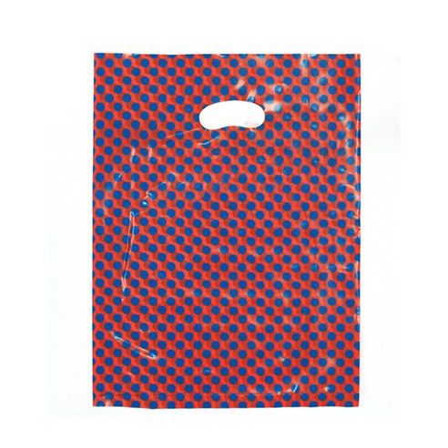 대한잡화점 LDPE 링봉투 50p, 오렌지도트