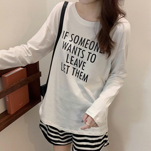 러브레터 잉글리쉬 임산부 긴소매 티셔츠