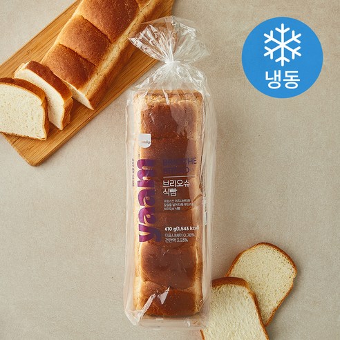 삼립 YAAM 브리오슈 식빵 (냉동), 610g, 1개