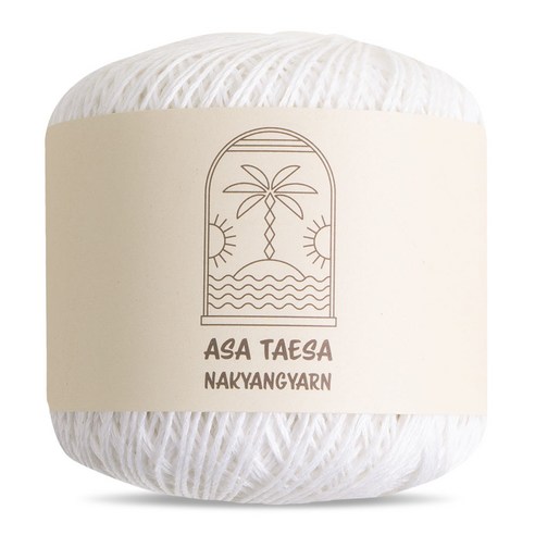 니뜨 아사태사 실 70g, 501(화이트), 1개