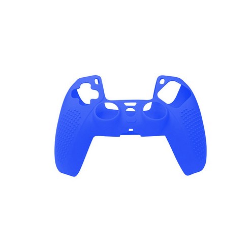 PS5 듀얼센스 컨트롤러 실리콘 가정용 콘솔 게임기 케이스, 블루, 1개