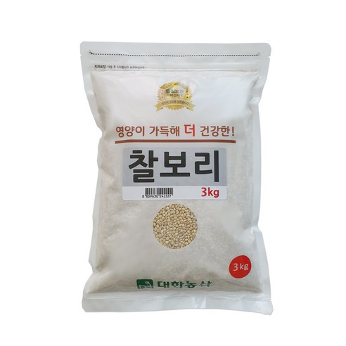 대한농산 찰보리, 1개, 3kg