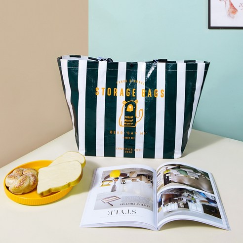 나일론 쇼핑백의 편리함과 내구성을 극대화하는 접이식 디자인