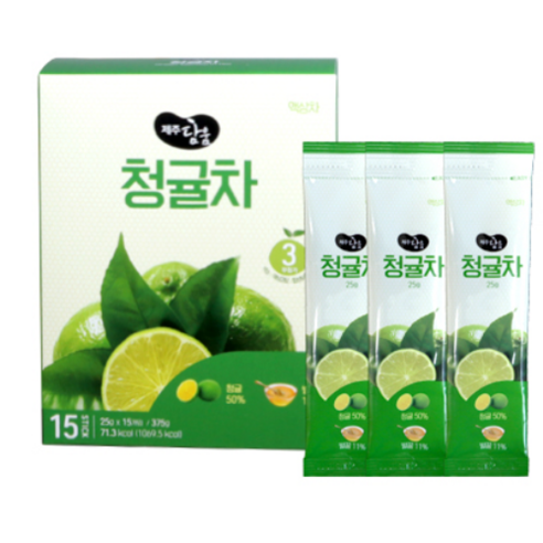 제주담움 청귤차스틱, 25g, 15개입, 5개