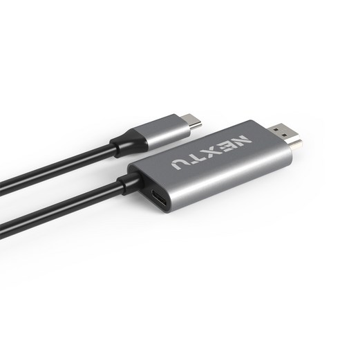 넥스트 UHD4K Type C to HDMI2.0 미러링 케이블, NEXT-2247CHPD