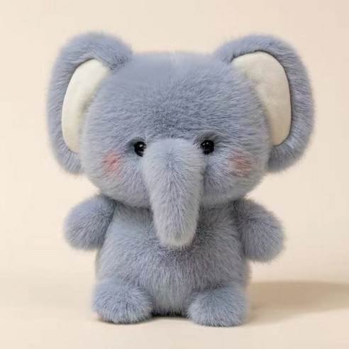 네이처타임즈 귀여운 동물 친구들 인형, 18cm, 코끼리, 1개