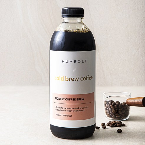 훔볼트 어니스트 피베리 싱글 콜드브루 커피, 1L, 1개