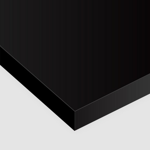 업소용 테이블 LPM 식탁상판 1200 x 600 mm, 블랙, 1개