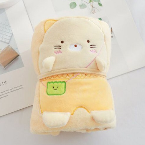 야호 동물 시리즈 모아모아 롤링 사계절 무릎 담요, 고양이