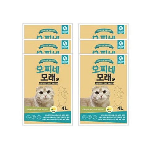 모찌네모래 레몬향, 4L, 6개