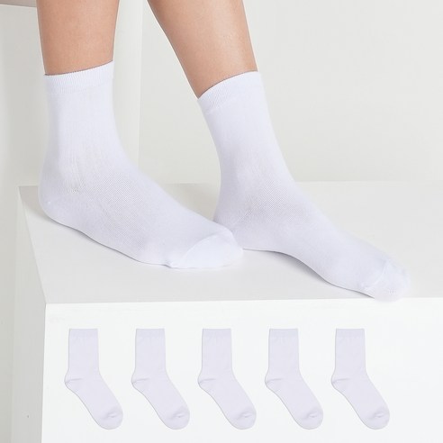 발 냄새 걱정 끝! 뽀송한 발을 위한 현명한 선택, 착한양말 무지 중목 세트 후기 남자양말5켤레