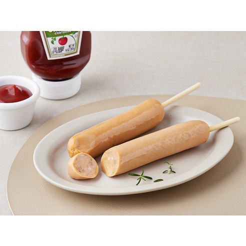 청양고추로 매콤한 맛을 더한 닭가슴살 소시지