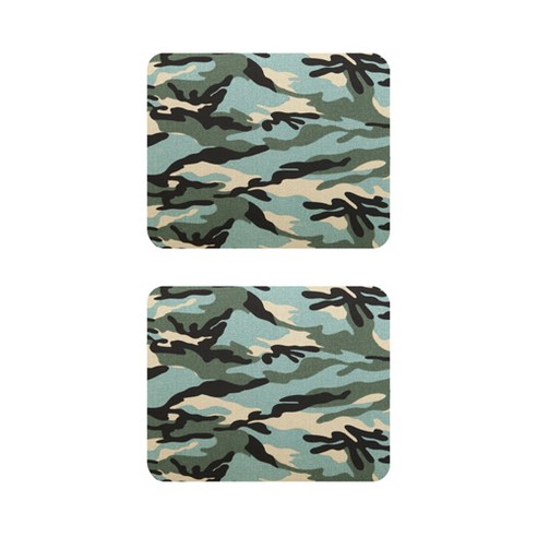 에스닉 보헤미안 보타패턴 캔버스 폴리 마우스 패드 23 x 19 cm, 18, 2개