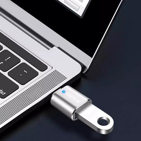 USB-A to C타입 OTG 변환 젠더를 통한 고속 데이터 전송, 충전 및 OTG 기능
