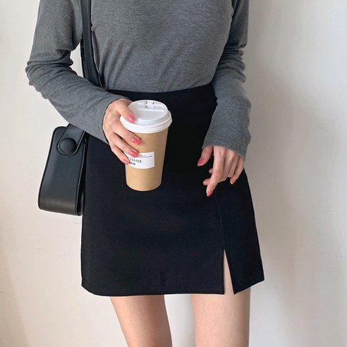 러버루 밴딩 미니 스커트 SK3389K11