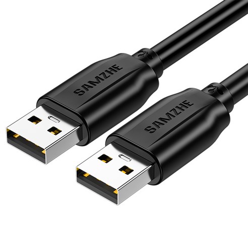 SAMZHE USB2.0 AM AM AA 고속 연장케이블, 1개, 2m