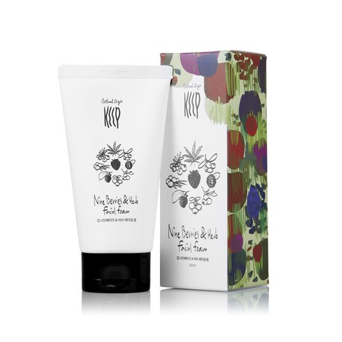 네츄럴킵 나인베리즈 앤 허브 페이셜폼, 150ml, 1개